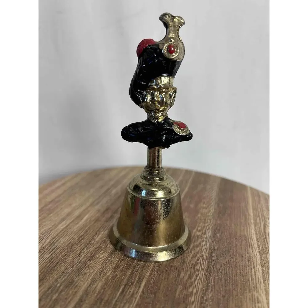 Vintage Metal Bell Decorative Scottish Handle. Made in England